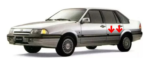 Moldura Bagueta Ford Galaxy Ghia Puerta Trasera Izquierda