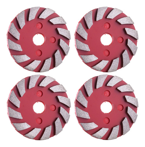4x Rebolo Desbaste Diamantado Piso Concreto Pedra Granilite