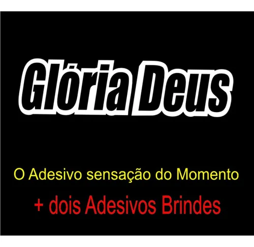 Adesivo Glória Deus Parabrisa Grande Qualificado Caminhão à Venda Em Adesivo Glória Deus Parabrisa Grande Qualificado Caminhão à Venda Em