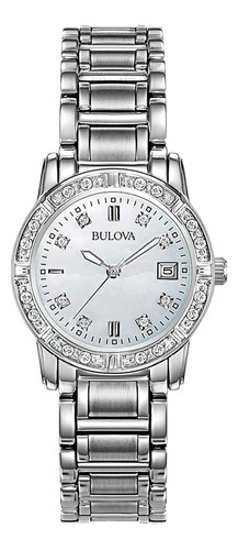 Reloj Bulova Ladies Classic Diamond De 3 Manecillas Con Fech