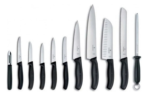 Cepo de facas Swiss Classic c/ 11 peças Madeira