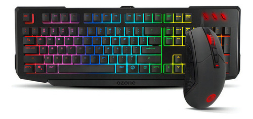 Kit Teclado Y Mouse Ozone Double Tap Español