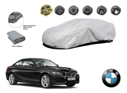 Lona Cubreauto Afelpada Premium Bmw Serie 2 Coupe 2014-2020