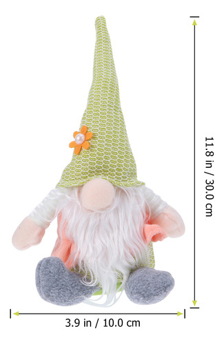 Decoración De Gnomo Sentado Para Decoración De Gnomos De Pas