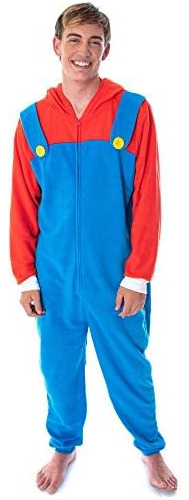 Super Mario Bros. Disfraz De Mario Para Hombre Adulto Microf