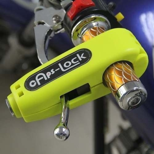 Traba Con Llave Para Manillar De Moto Caps Lock