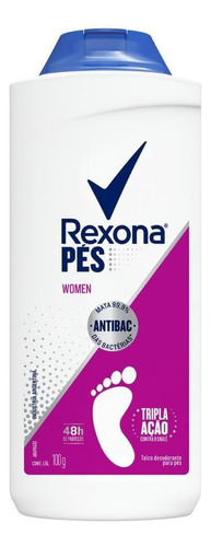 Talco Desodorante Para Os Pés Rexona Woman Com 100g