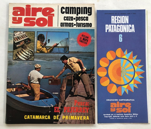 Aire Y Sol Nº 9 Caza Pesca Camping C/mapa Junio 1973