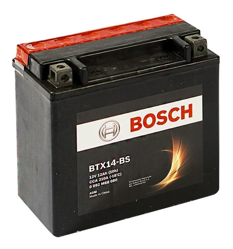 Bateria Moto Bosch Btx14 Para Bmw C600 / 650 Sport