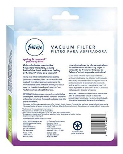 Filtro Alta Eficiencia Bissell 1214 Cleanview Y Powerglide