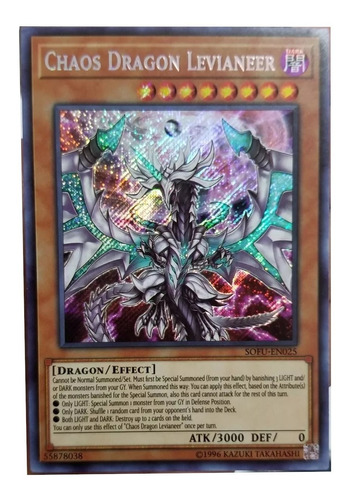 Yu-gi-oh! Chaos Dragon Levianeer Inglés Secret