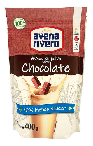 Avena En Polvo Rivero Chocolate 400g