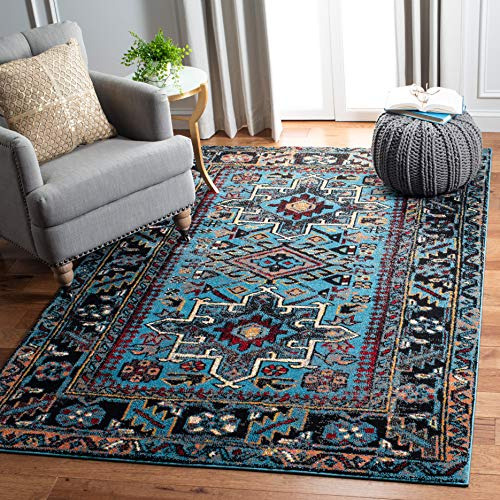 Alfombra Safavieh Vintage Hamadan Vth211m 90 Cm X 90 Cm Azul