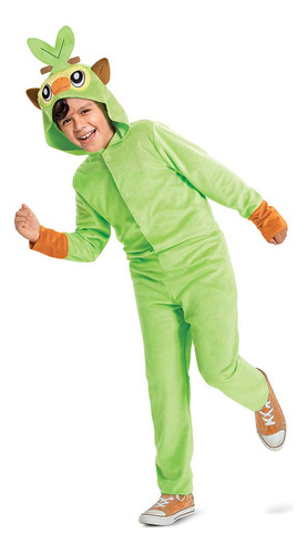 Mono Para Niños Costume Disguise Grookey Pokémon Con Capucha