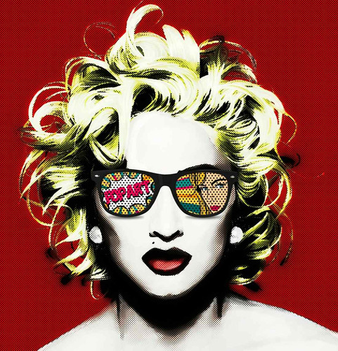 Cuadros Pop Art. Madonna Marilyn  Shakira 30 X 30