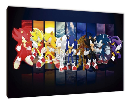 Cuadros Poster Videojuegos Sonic S 15x20 (nic (6)