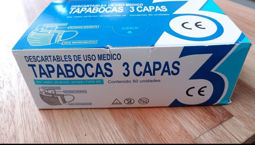 Imagen 3 de 3 de Tapabocas Quirúrgico Codigo095634627