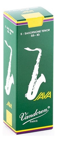 Palheta Vandoren Java Sax Tenor Nº 3,0 (caixa C/ 05)
