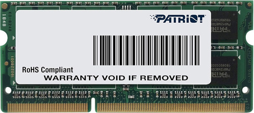 Memoria Ram Ddr3 Laptop 8gb Patriot Sodim 1600mhz 1.35v