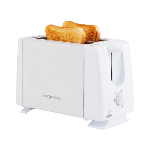 Tostadoras Electricas 2 Panes Kanji 6 Niveles 800w Blanca