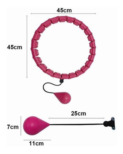 Imagen 9 de 10 de Abdomen Inteligente Ajustable Y Cintura Delgada Hula Hoop