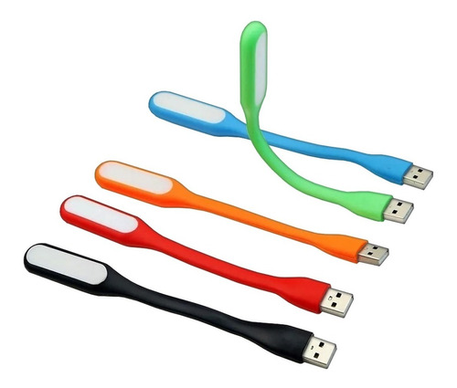 Linterna Led Lampara Notebook Portatil Flexible Usb Pack 20u