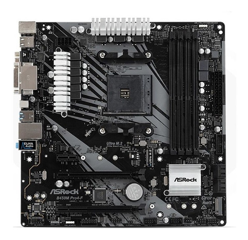 Motherboard Asrock B450m-pro4-f Am4 Ddr4