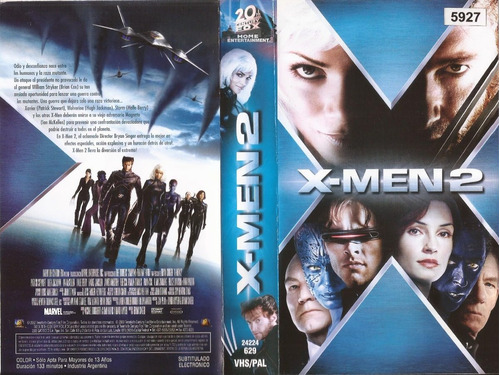 X-men 2 Vhs Hugh Jackman Ian Mckellen Patrick Stewart