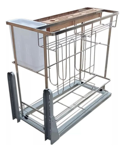 Organizador Cocina Extensible 30 Cm Hbt Cromado