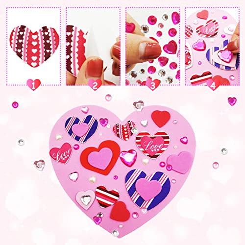 Conjunto De Manualidades De Corazones De Espuma Día De...