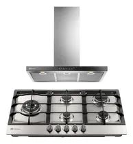 Comprar Combo: Cocina Empotrable 5 Quemadores Inox De Gas Ke9dx + Ca