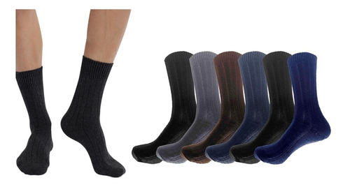 Calcetines Hombre Paquete De 12 Pares De Acrilan O Nylon 