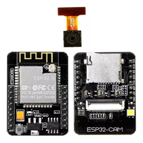 Placa De Desarrollo Esp32 + Camara Ov2640 + Base + Antena
