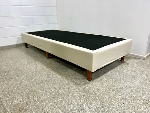 Base Sommier Box 1 Una Plaza 1,90 X 1,00 Color Negro