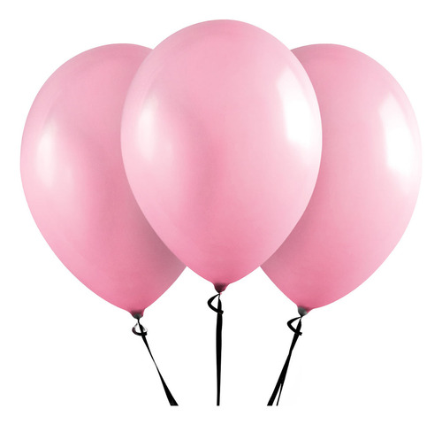 Balão Aniversário 12 Polegadas Profissional Art-latex 50und Cor Rosa