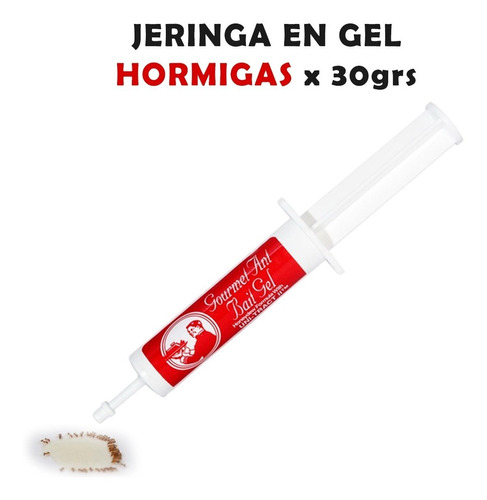 Jeringa Para Hormigas Gel Veneno Mata Insecticida X30grs Pro