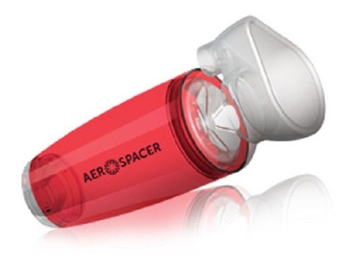 Imagen 1 de 6 de Aerocamara Aerospacer Lactante Tipo Aerochamber - Roja 