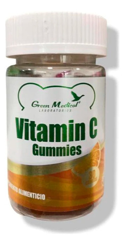 Suplemento Alimenticio Vitamin C 30u Green Medical Sabor Natural