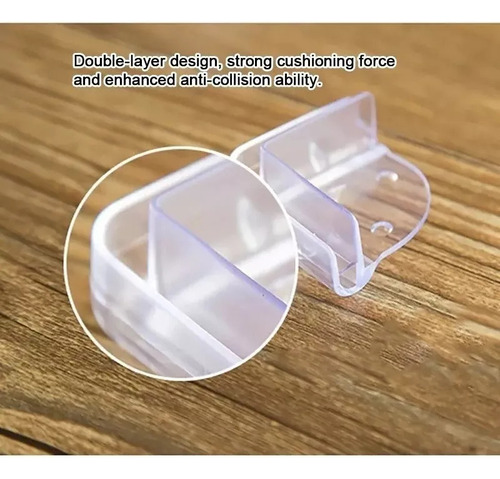 Esquineros Protector De Silicona Protección Bebe Mesa Mueble