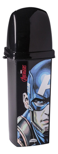 Portacepillo Con Tapa Avengers 290 Ml Plasutil Oficial