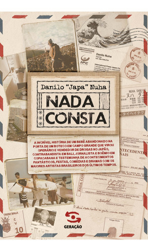 Nada Consta: Nada Consta, De  Japa  Nuha, Danilo. Editora Geracao Editorial, Capa Mole, Edição 1 Em Português