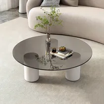 Comprar Mesas De Centro Modernas Redondas De Cristal Para Sala