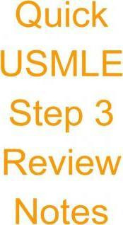 Libro Quick Usmle Step 3 Review Notes - Sanket Patel M D