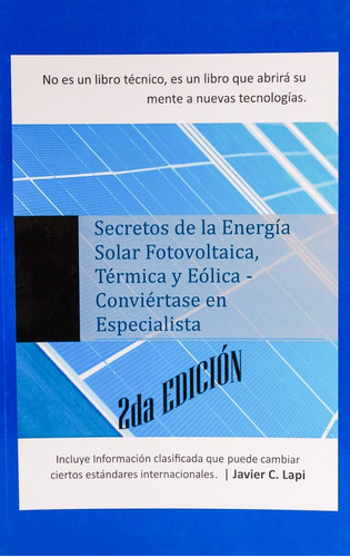 Libro Energía Renovable Solar Curso Capacitación Aprenda Ya