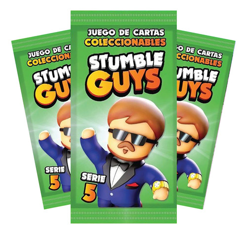 Cartas Stumble Guys Serie 5 - Pack X 5 Sobres