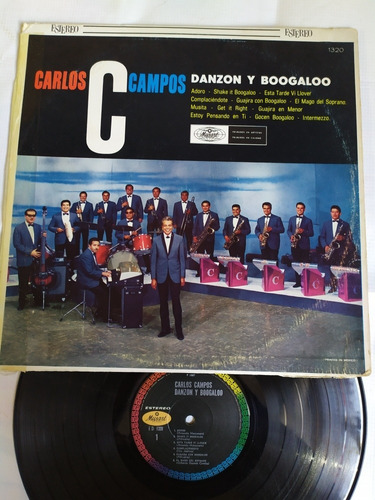 Carlos Campos Danzón Y Boogaloo Acetato Disco De Vinil 