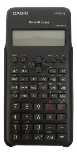 Calculadora Casio Fx350ms 2º Edicion 240 Func Color Negro