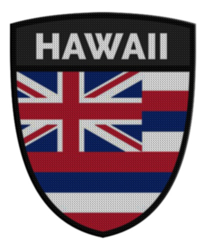 Parche Para Ropa Usa Hawaii