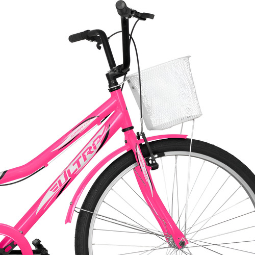 Bicicleta Aro 26 Summer Retrô Com Garupa Freios V-brakes Nf