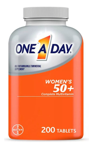 Multivitaminas Mujer +50 Años (200) One A Day Americano Sabor Sin Sabor